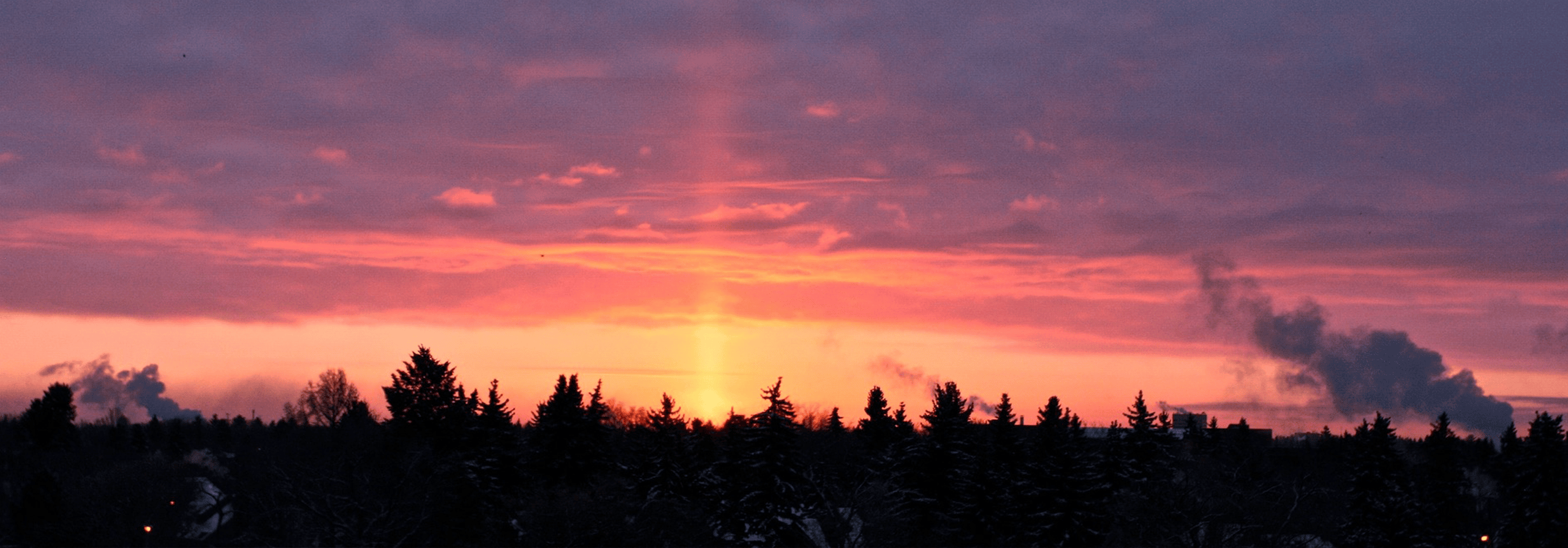 Edmonton Skyline sunrise
